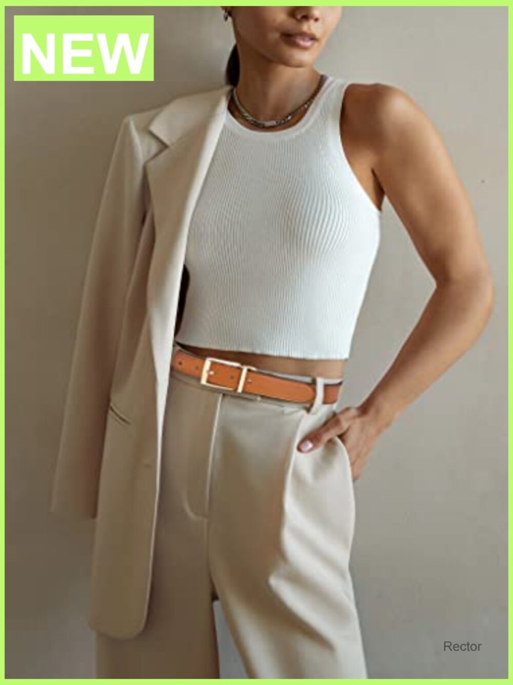 Reversible Leather Belt for Women - 2-in-1 Versatile Style - Picture 3 of 6